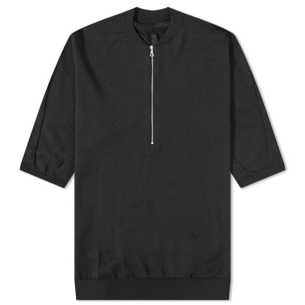 $450 Nike Every Stitch Considered ESC Half-Z Wool/ Silk Shirt DR5410-010 Italy M